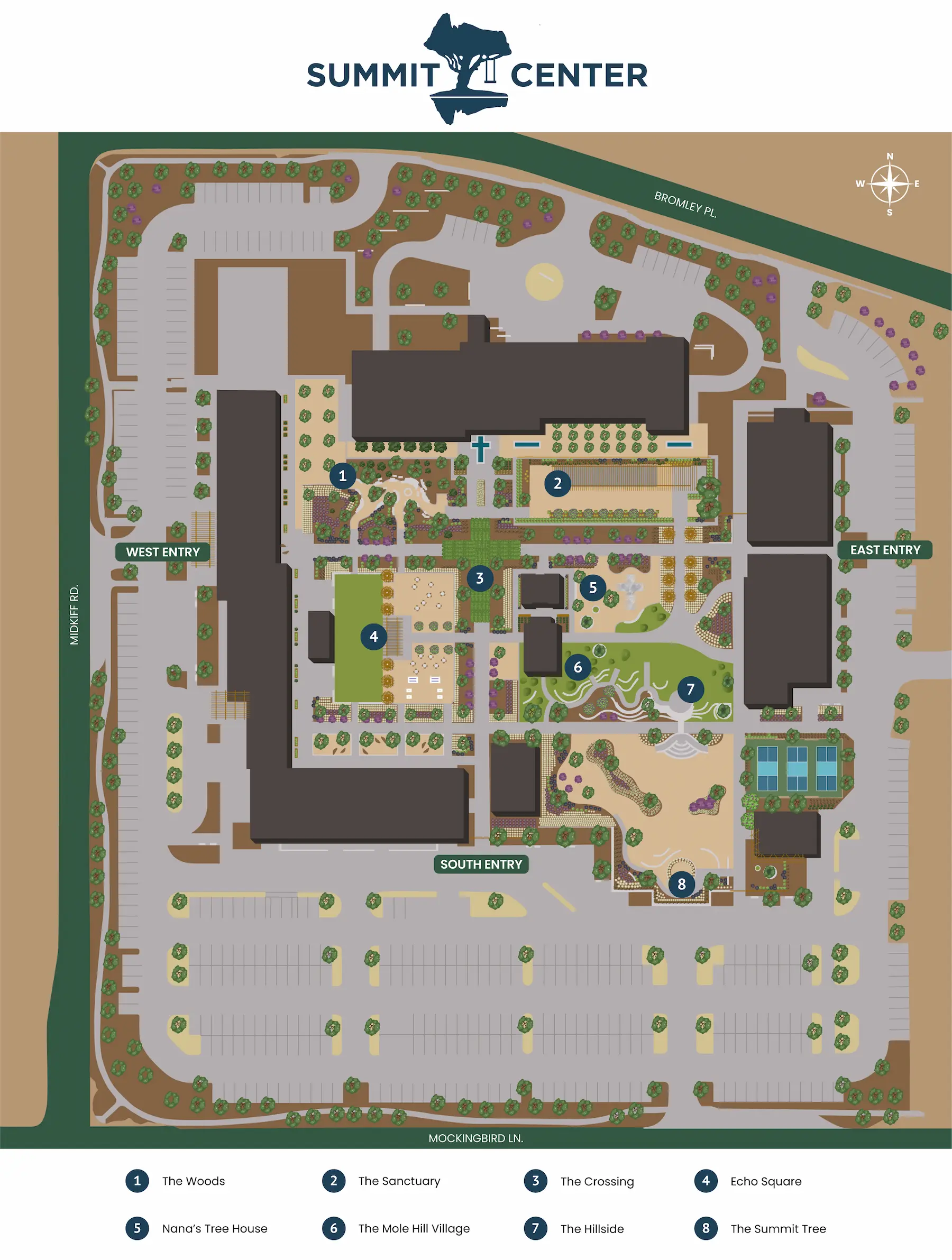 Summit Center Map